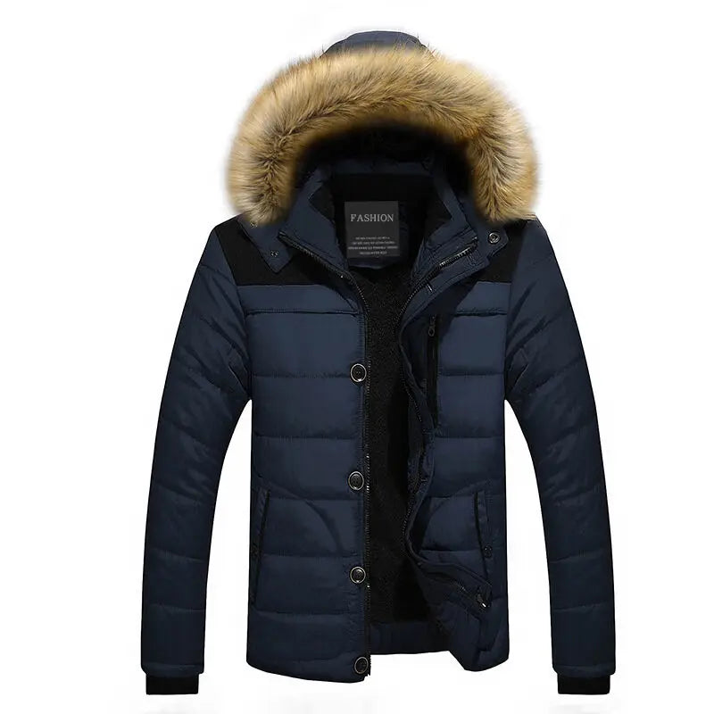 Herren Winterjacke mit wasserdichter Beschichtung