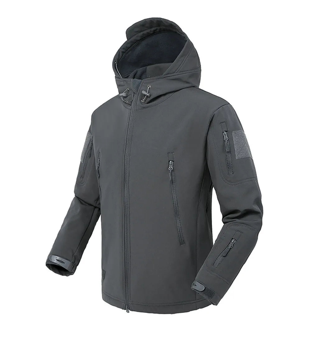 Herren Softshell-Regenjacke mit wasser und winddichter Funktion