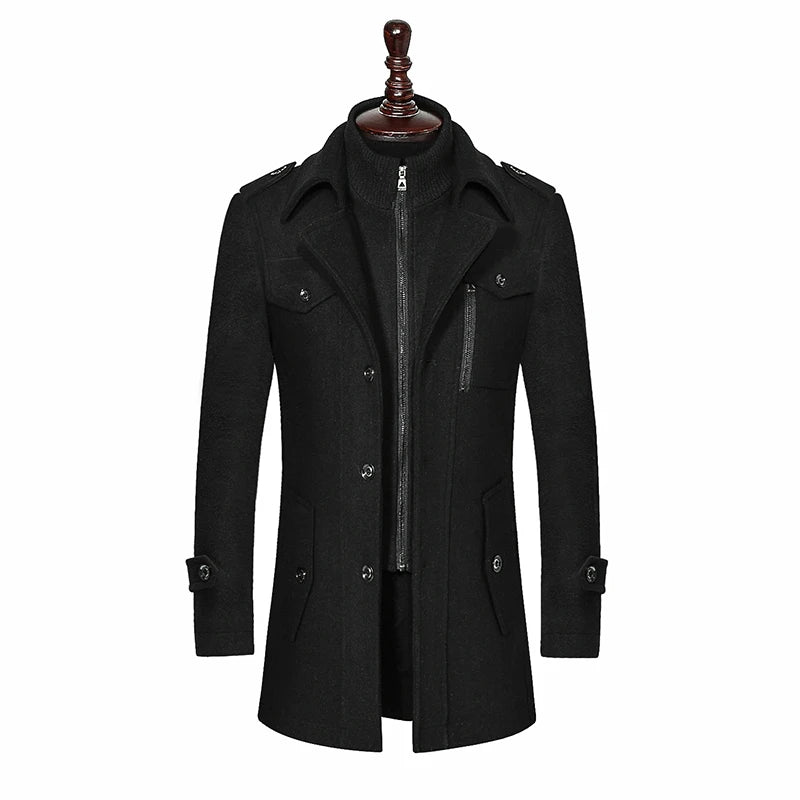 Herren Winterjacke mit Wollanteil