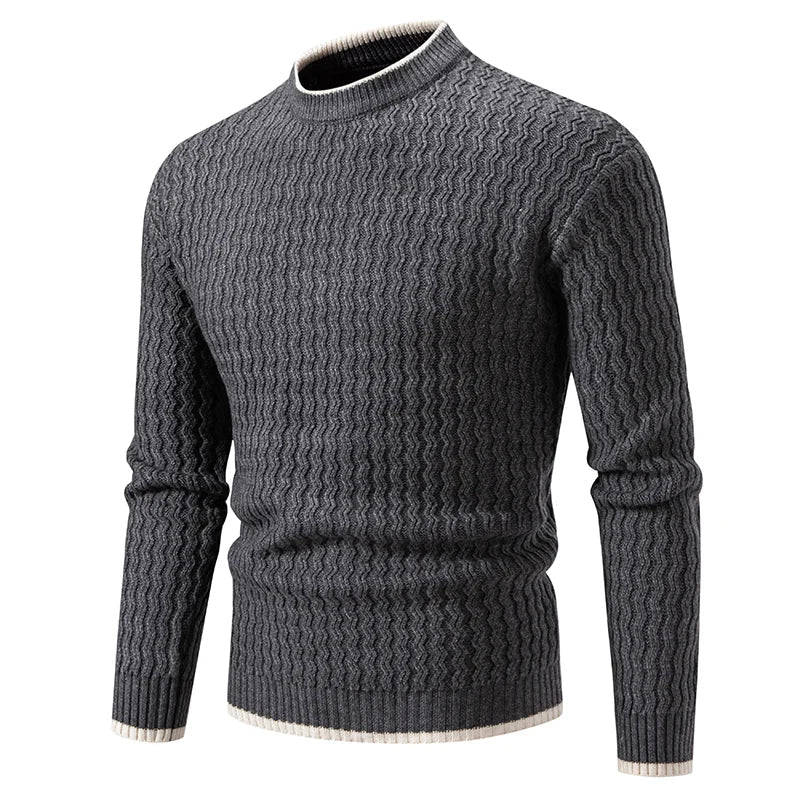 Herren pullover aus merinowolle