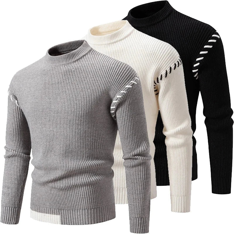 Herren pullover aus merinowolle