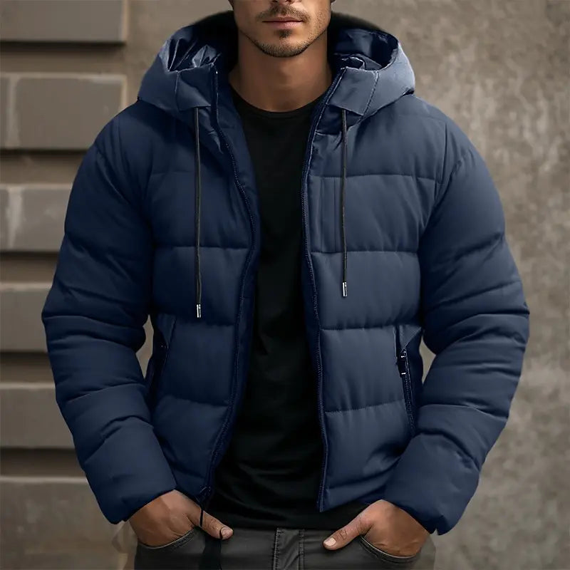 Herren Wasserdichte Winterjacke Mit Kapuze