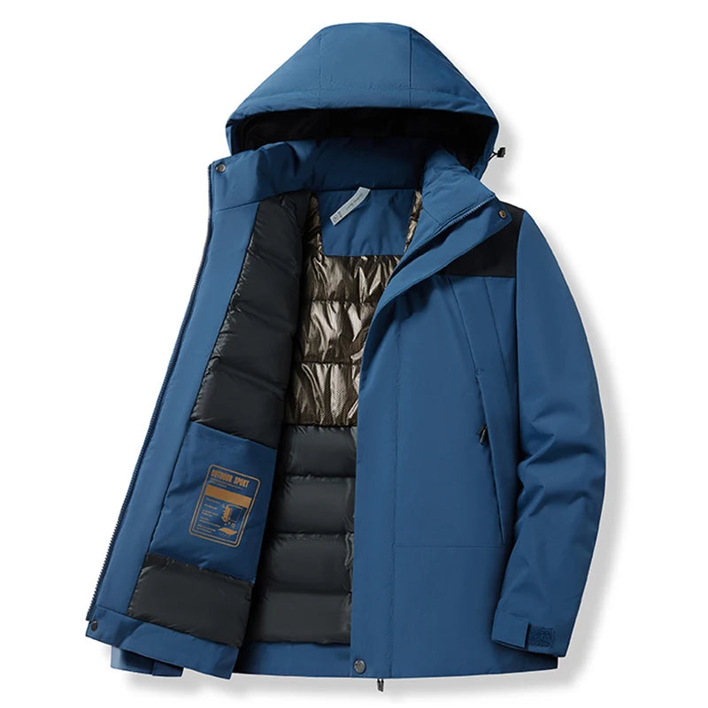 Herren Winterjacke mit wasserdichter Beschichtung