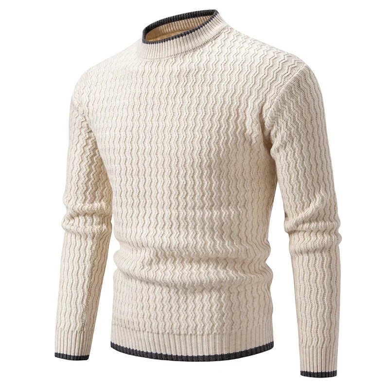 Herren pullover aus merinowolle