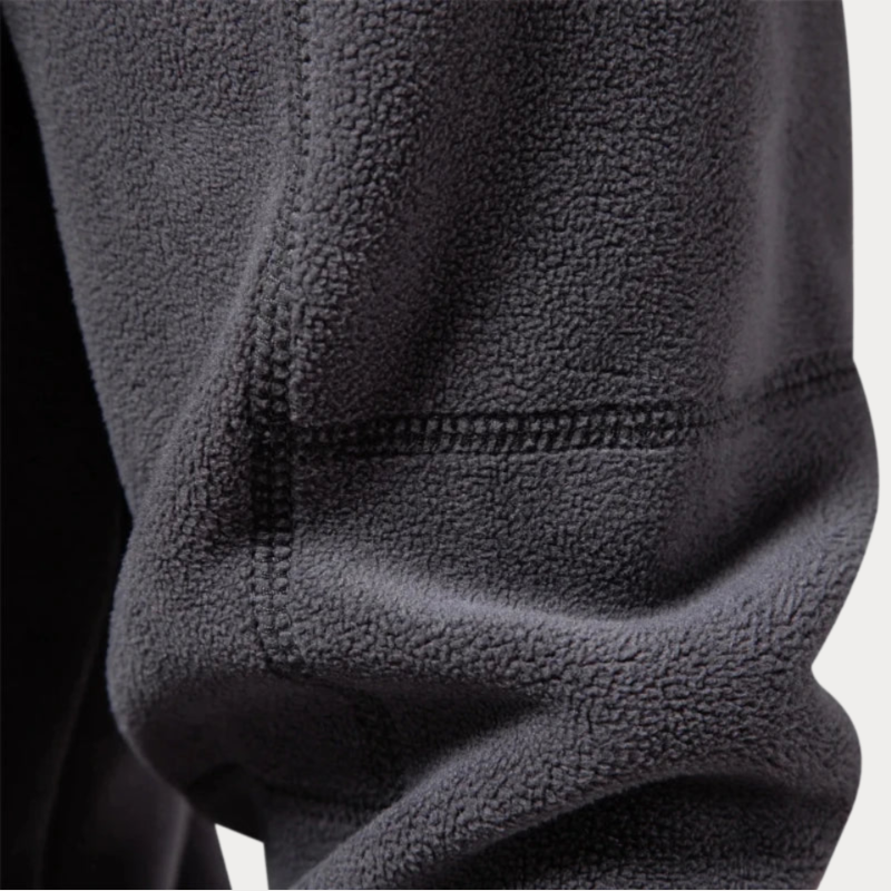 Herren Fleece-Pullover Mit Halbem Reißverschluss