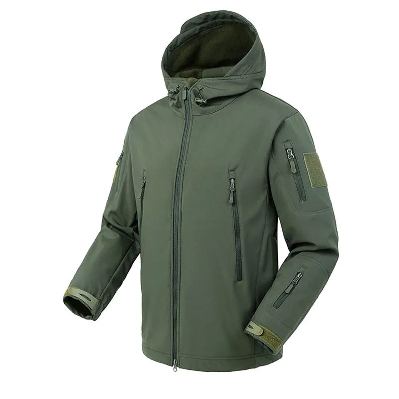 Herren Softshell-Regenjacke mit wasser und winddichter Funktion