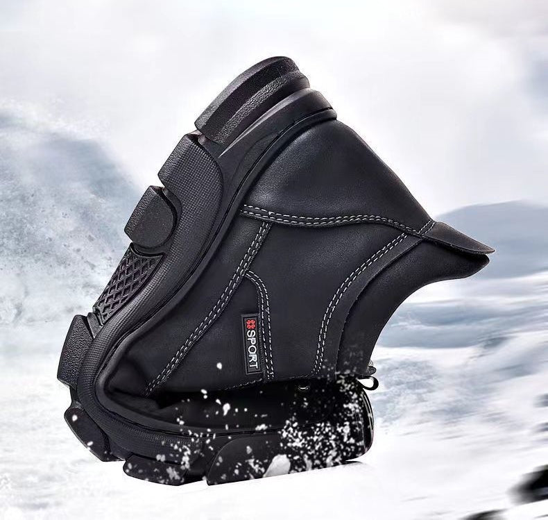 Herren Winterstiefel mit warmem Baumwollfutter