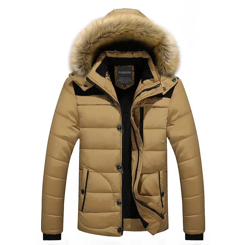 Herren Winterjacke mit wasserdichter Beschichtung