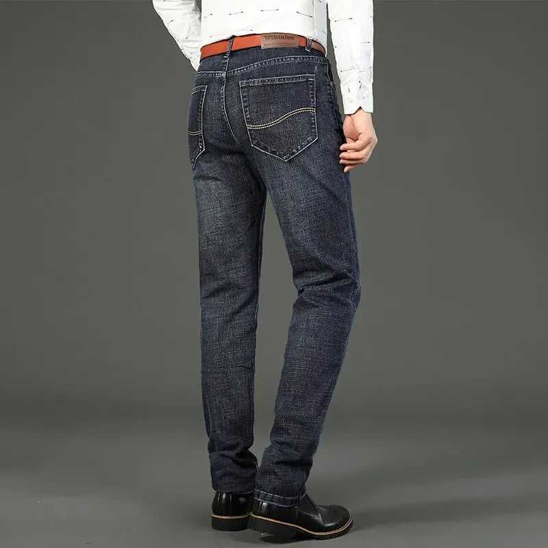 Herren Gerade Denim Jeans