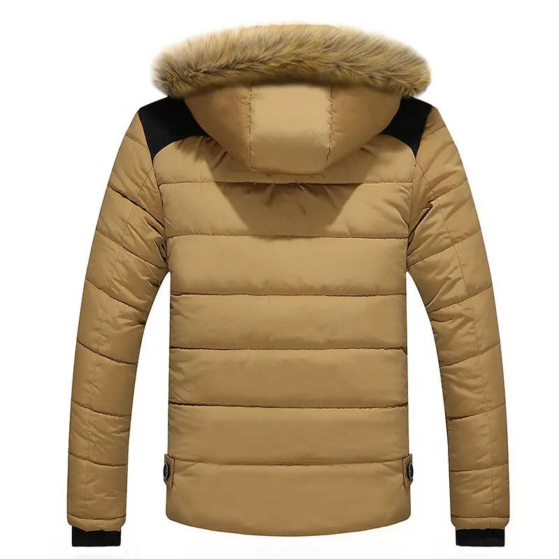 Herren Winterjacke mit wasserdichter Beschichtung