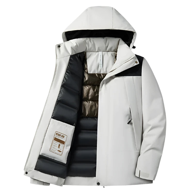 Herren Winterjacke mit wasserdichter Beschichtung