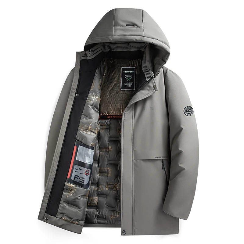 Herren Winterjacke mit Wasserdichter Beschichtung