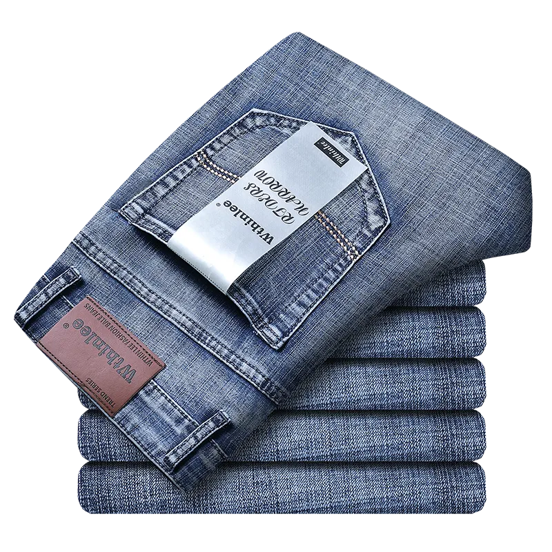 Herren Gerade Denim Jeans