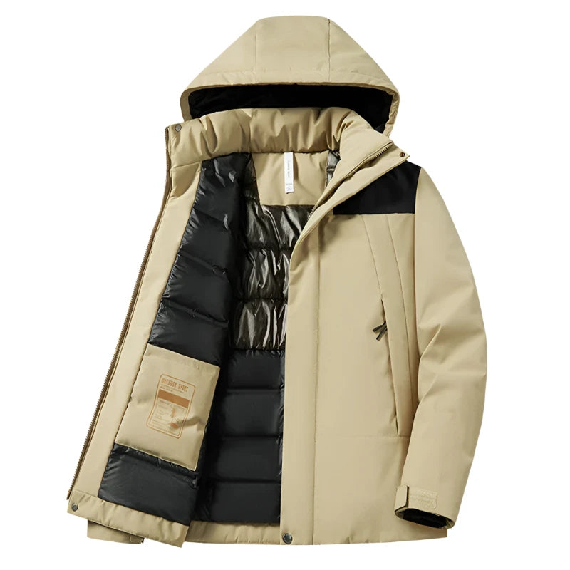 Herren Winterjacke mit wasserdichter Beschichtung