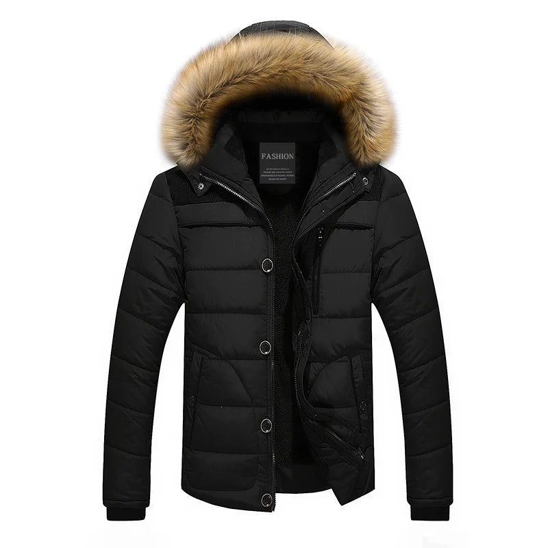 Herren Winterjacke mit wasserdichter Beschichtung