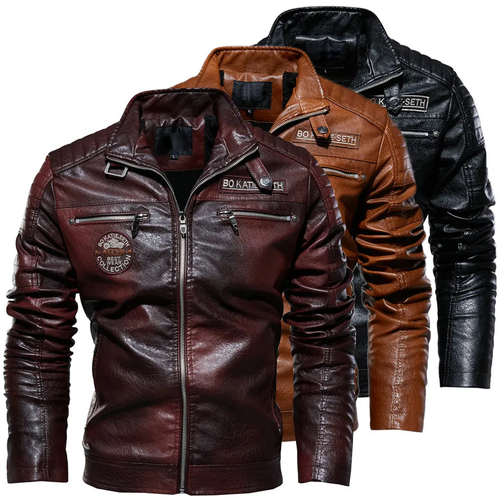 Herren Bikerjacke