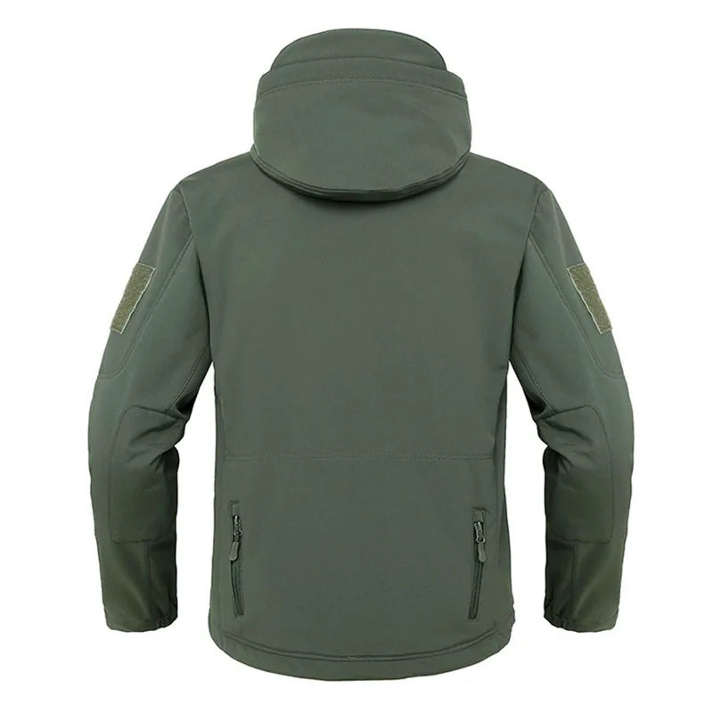 Herren Softshell-Regenjacke mit wasser und winddichter Funktion