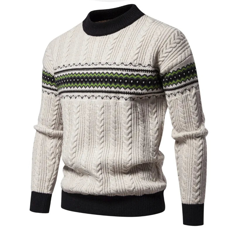 Herren pullover aus merinowolle