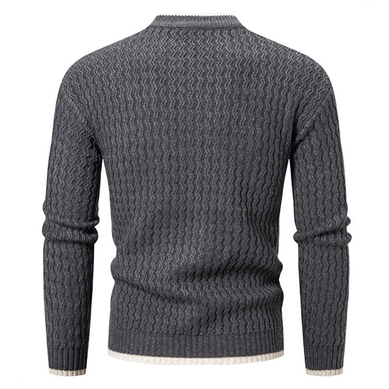 Herren pullover aus merinowolle