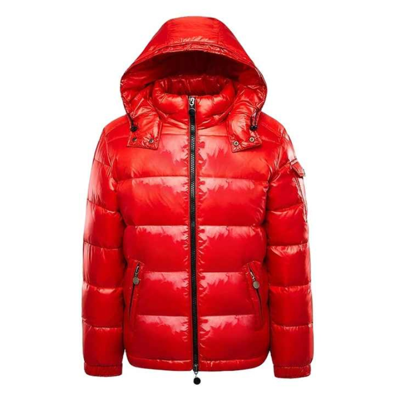 Herren winterjacke mit wasserdichtem puffer