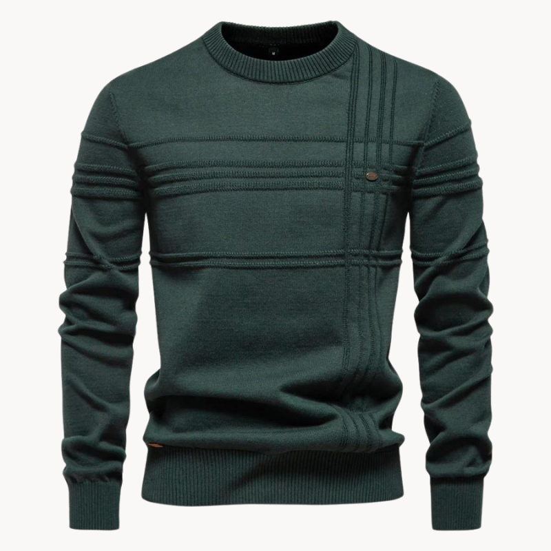 Herren pullover aus merinowolle