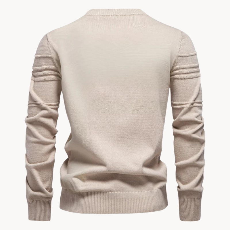 Herren pullover aus merinowolle