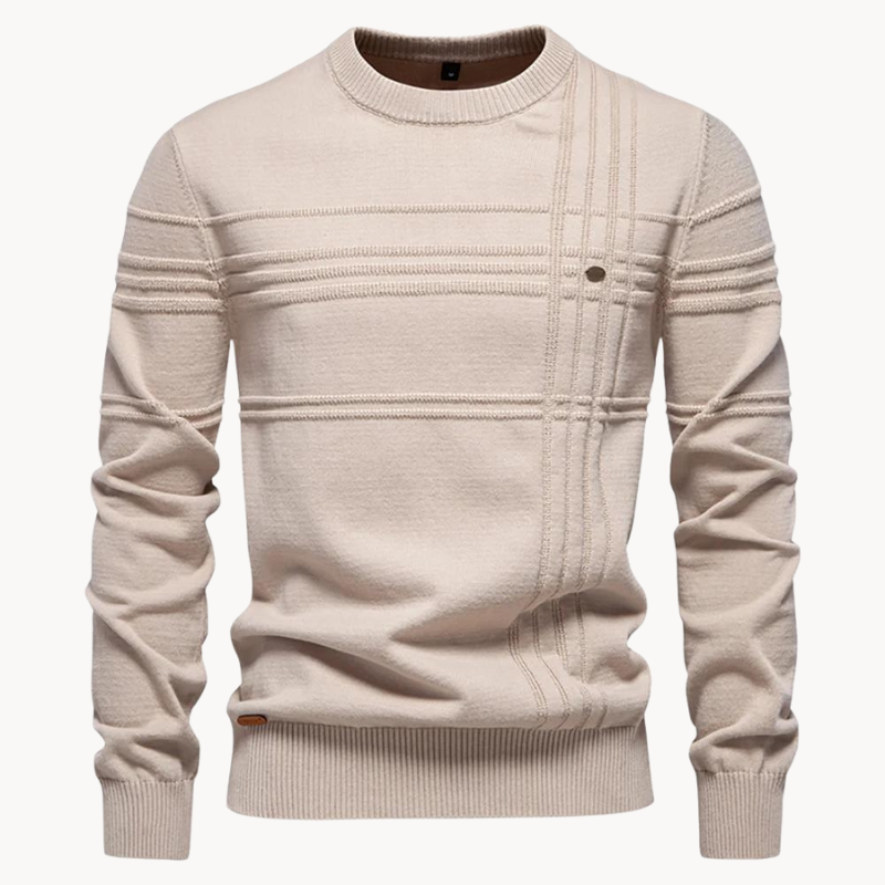 Herren pullover aus merinowolle