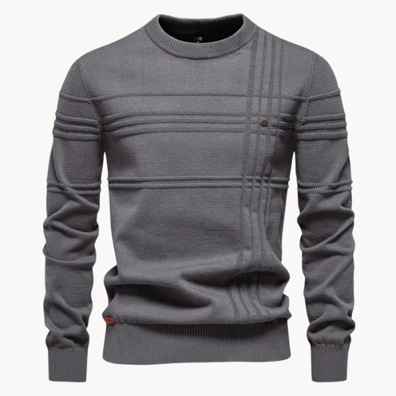 Herren pullover aus merinowolle