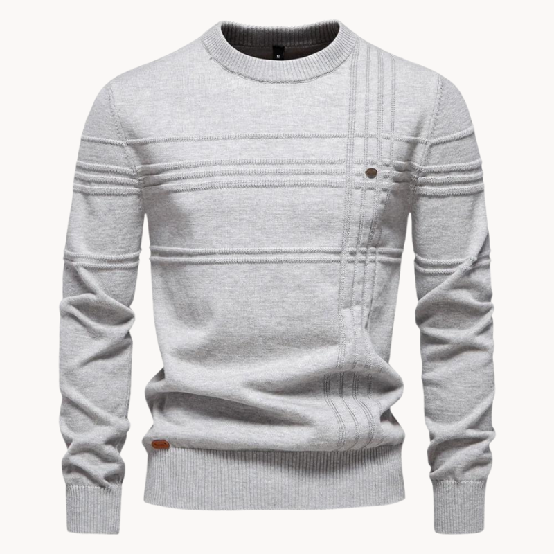 Herren pullover aus merinowolle