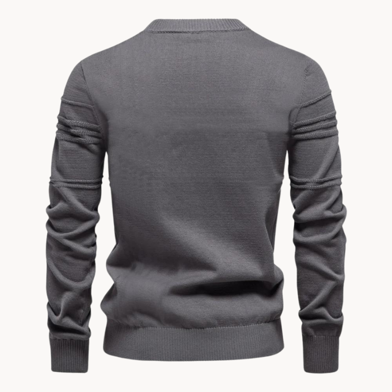 Herren pullover aus merinowolle