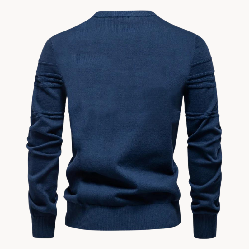 Herren pullover aus merinowolle