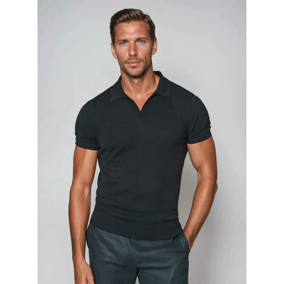 Herren Bequeme Poloshirt