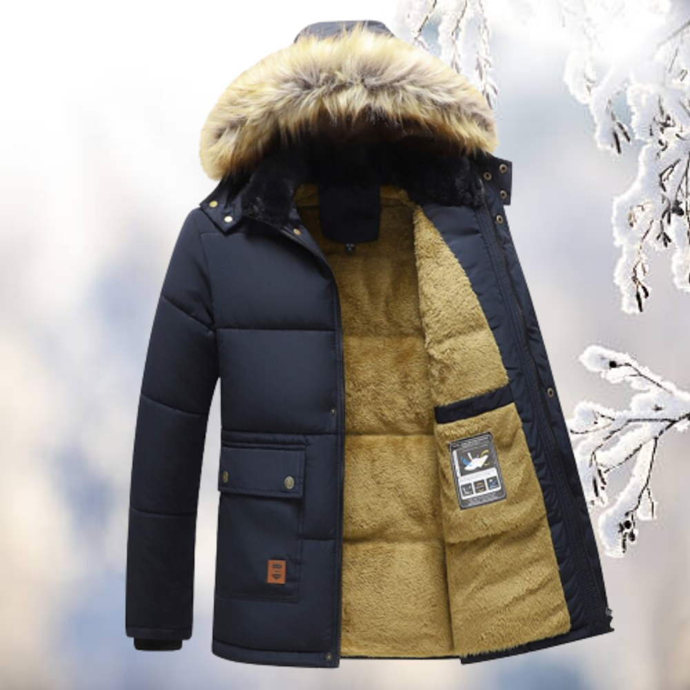 Herren Winterjacke mit wasser und winddichter Beschichtung