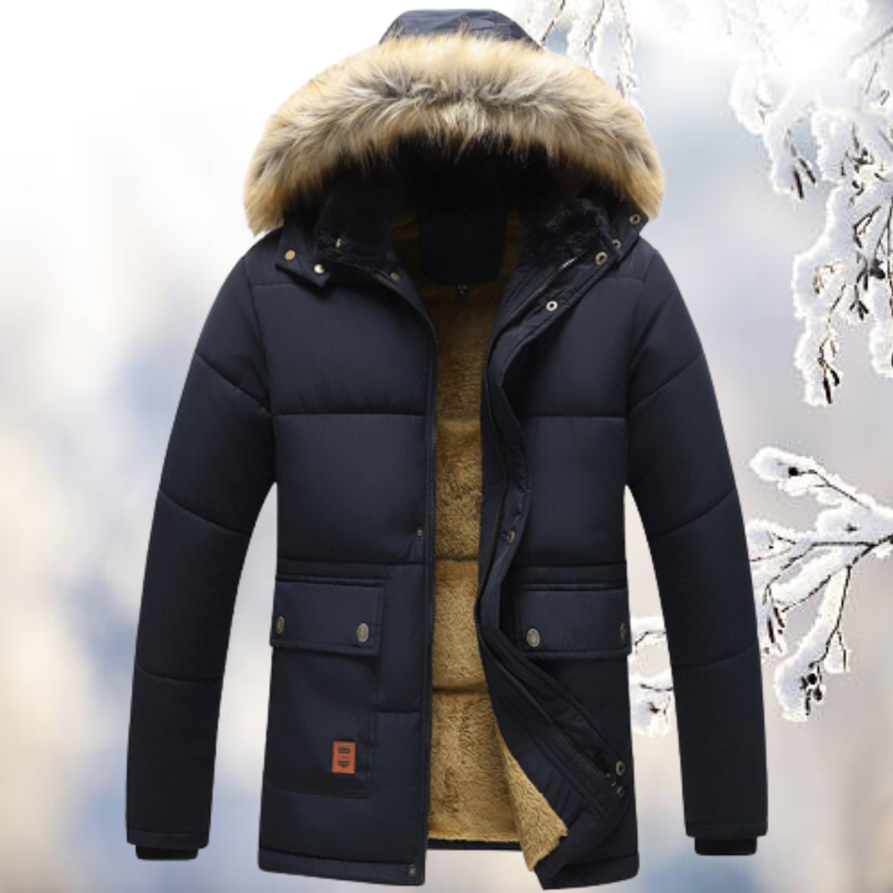 Herren Winterjacke mit wasser und winddichter Beschichtung