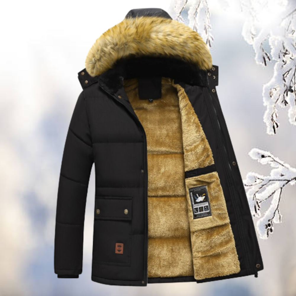 Herren Winterjacke mit wasser und winddichter Beschichtung