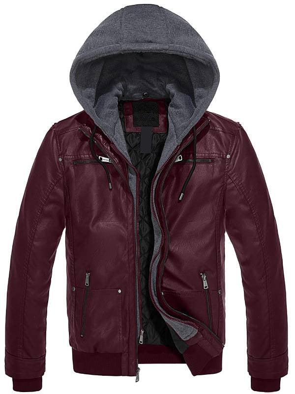 Herren Leder Jacke