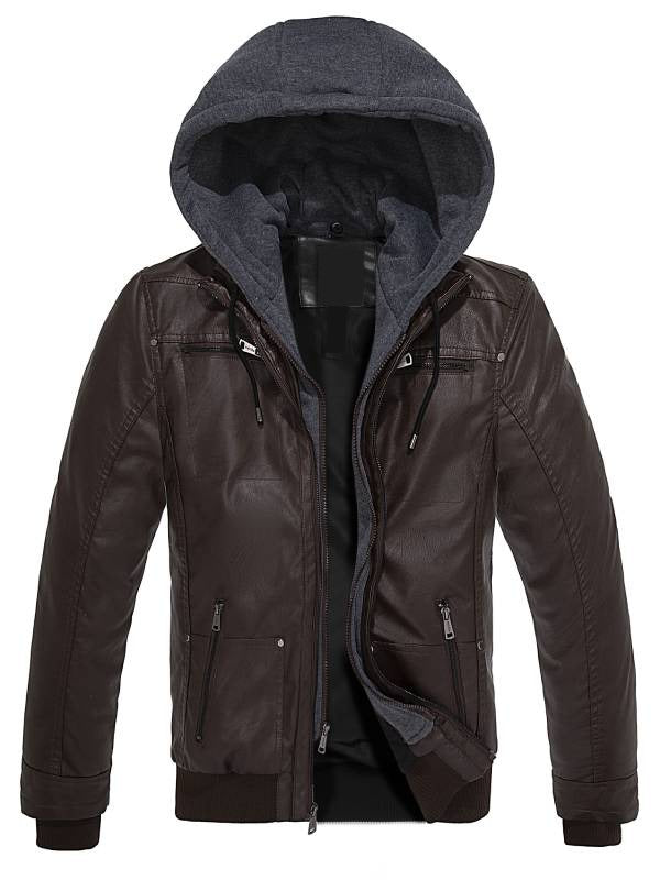 Herren Leder Jacke