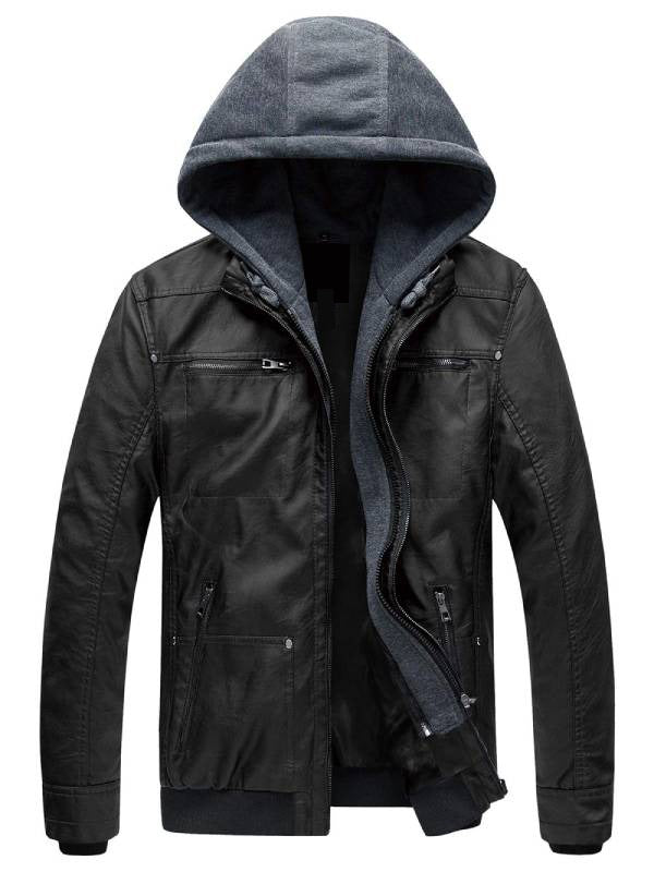 Herren Leder Jacke