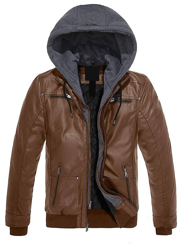 Herren Leder Jacke