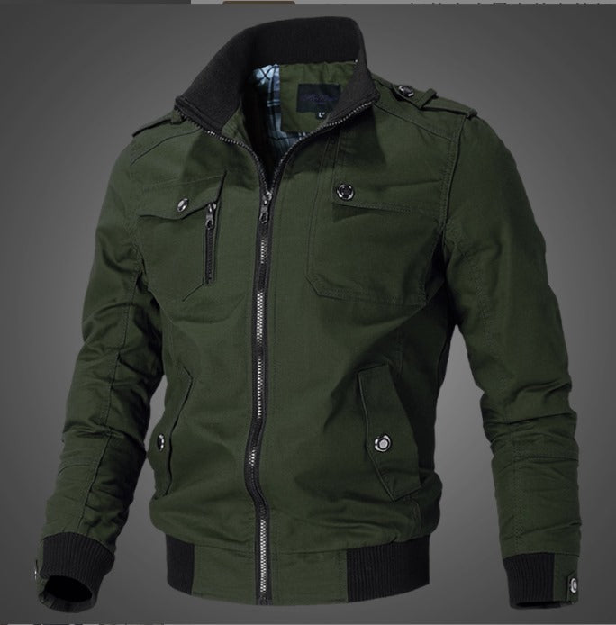 Herren militär stil jacke