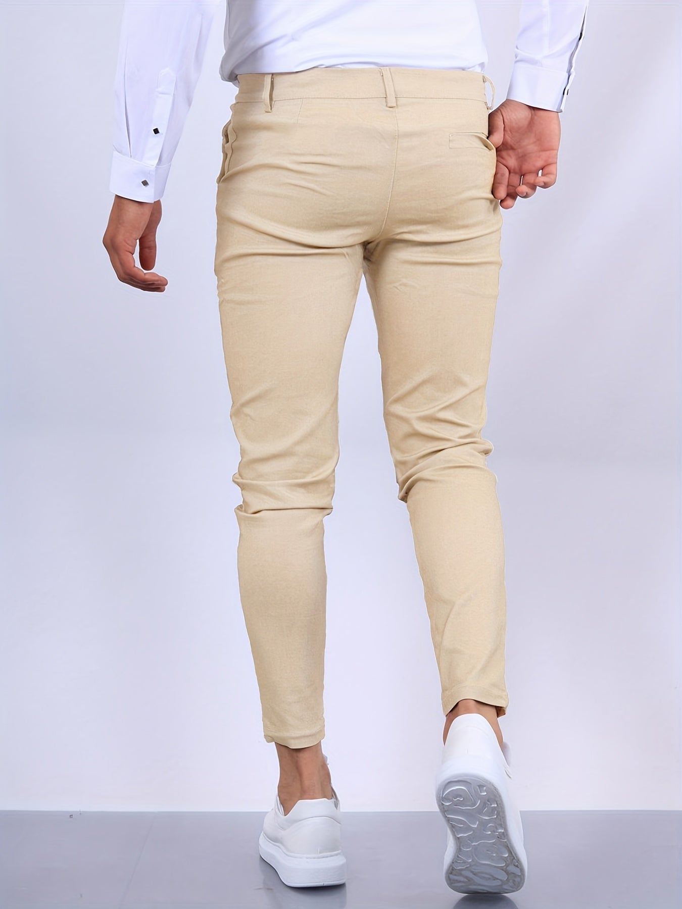 Herren schmal geschnittene chino-stretch-hose