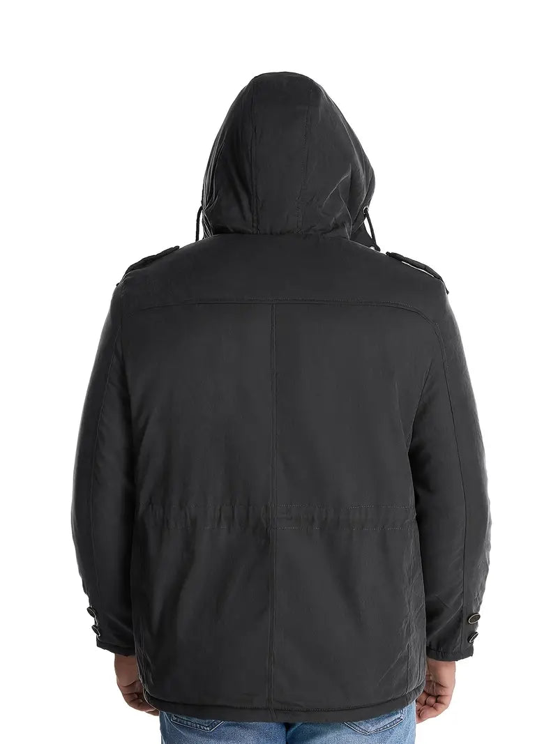 Herren Winterjacke mit Kapuze