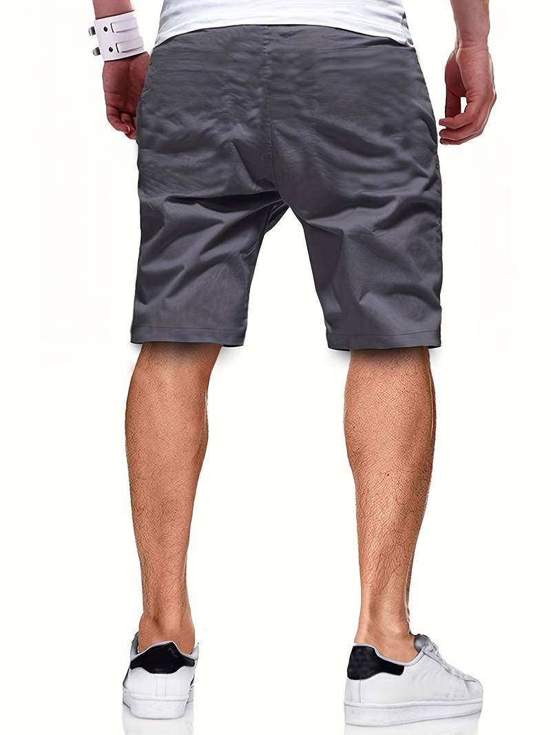 Herren Cargo Shorts mit Kordelzug