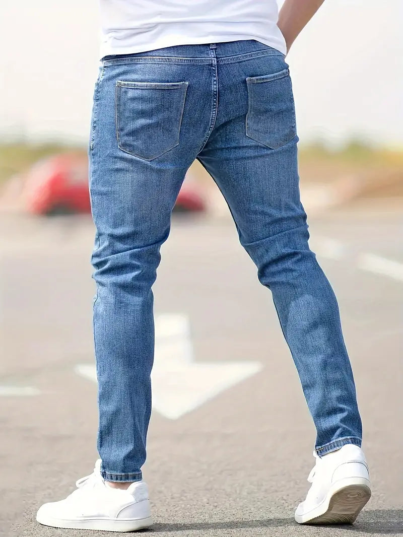 Herren Jeans mit Slim-Fit-Passform