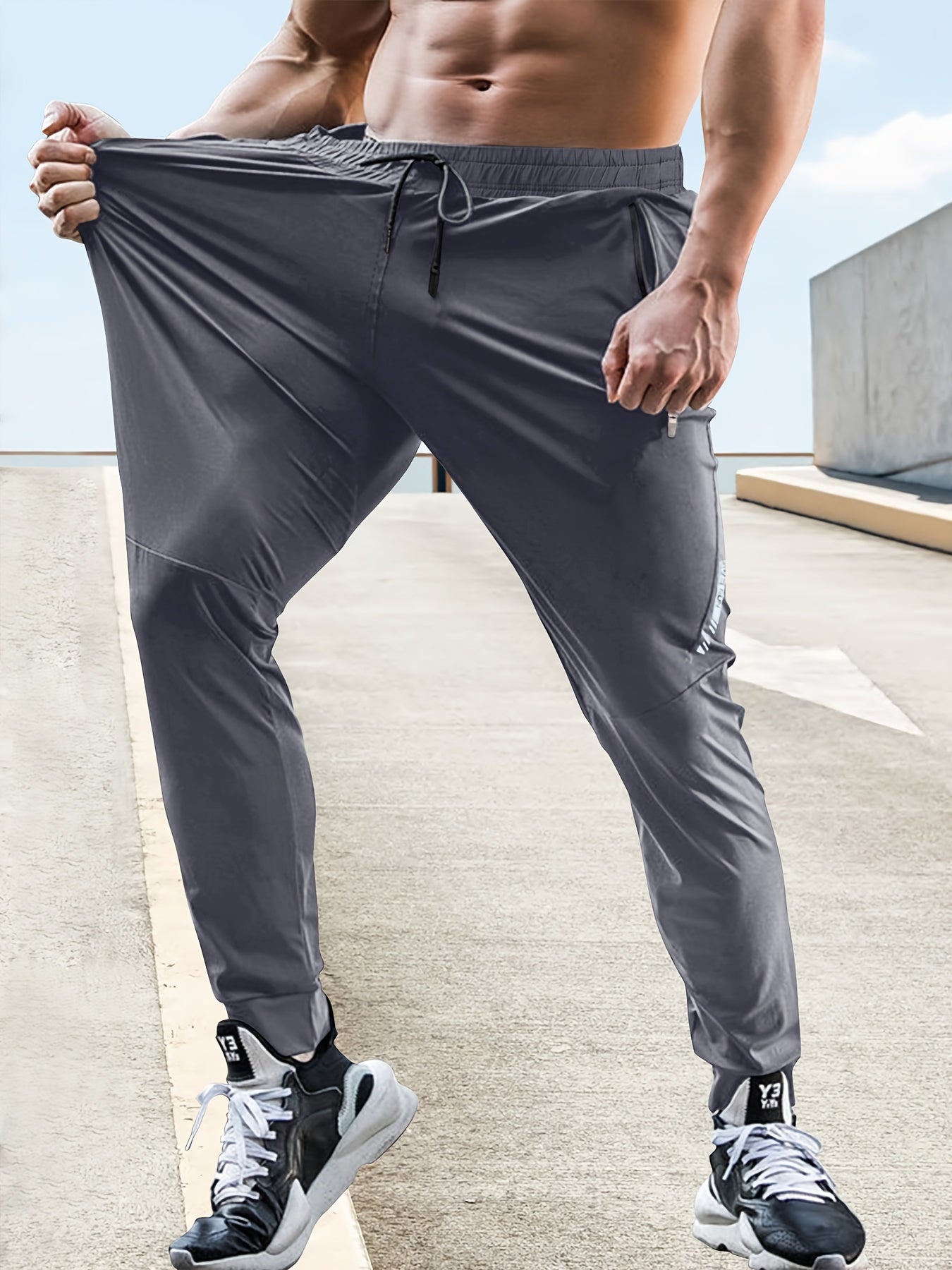 Herren jogginghose mit hohem stretch