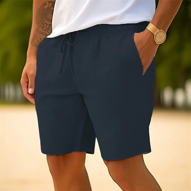 Herren Sommer Shorts mit Kordelzug