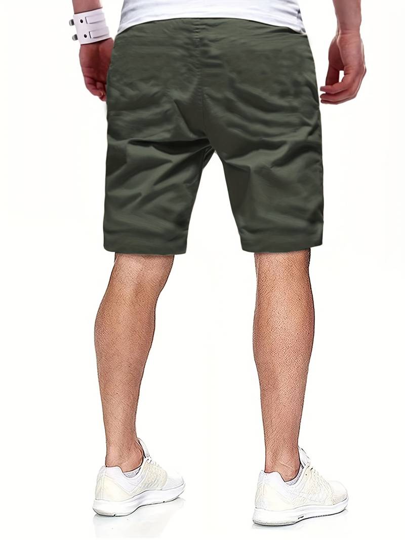 Herren Cargo Shorts mit Kordelzug