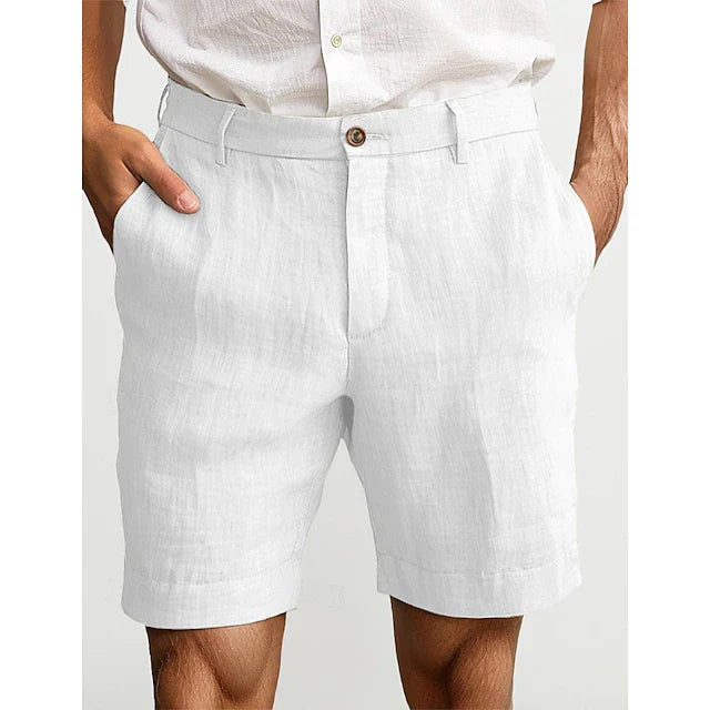 Herren Leinen-Shorts