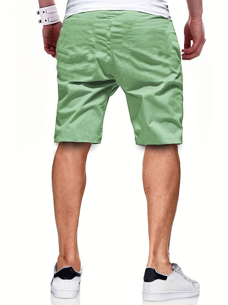 Herren Cargo Shorts mit Kordelzug