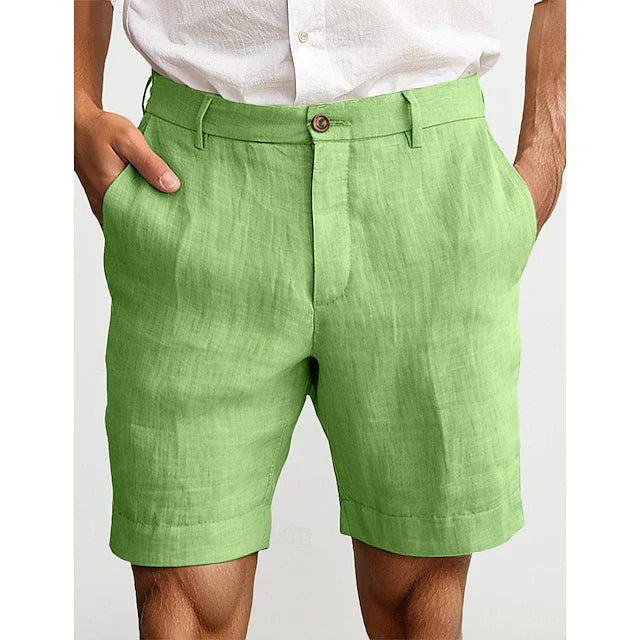 Herren Leinen-Shorts